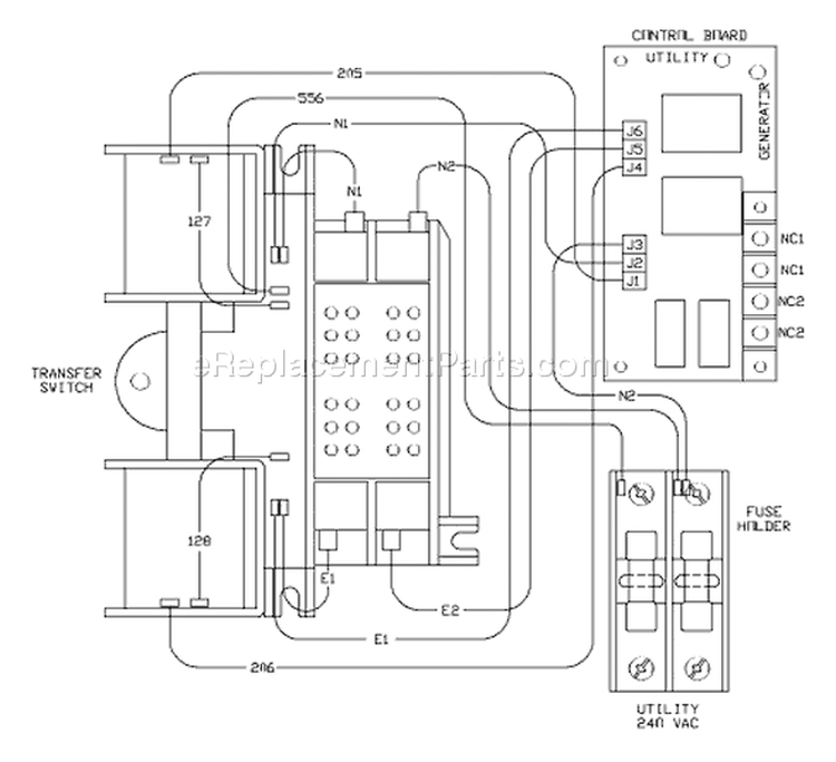 Page C Diagram and Parts List for 1814-0  Briggs and Stratton Generator